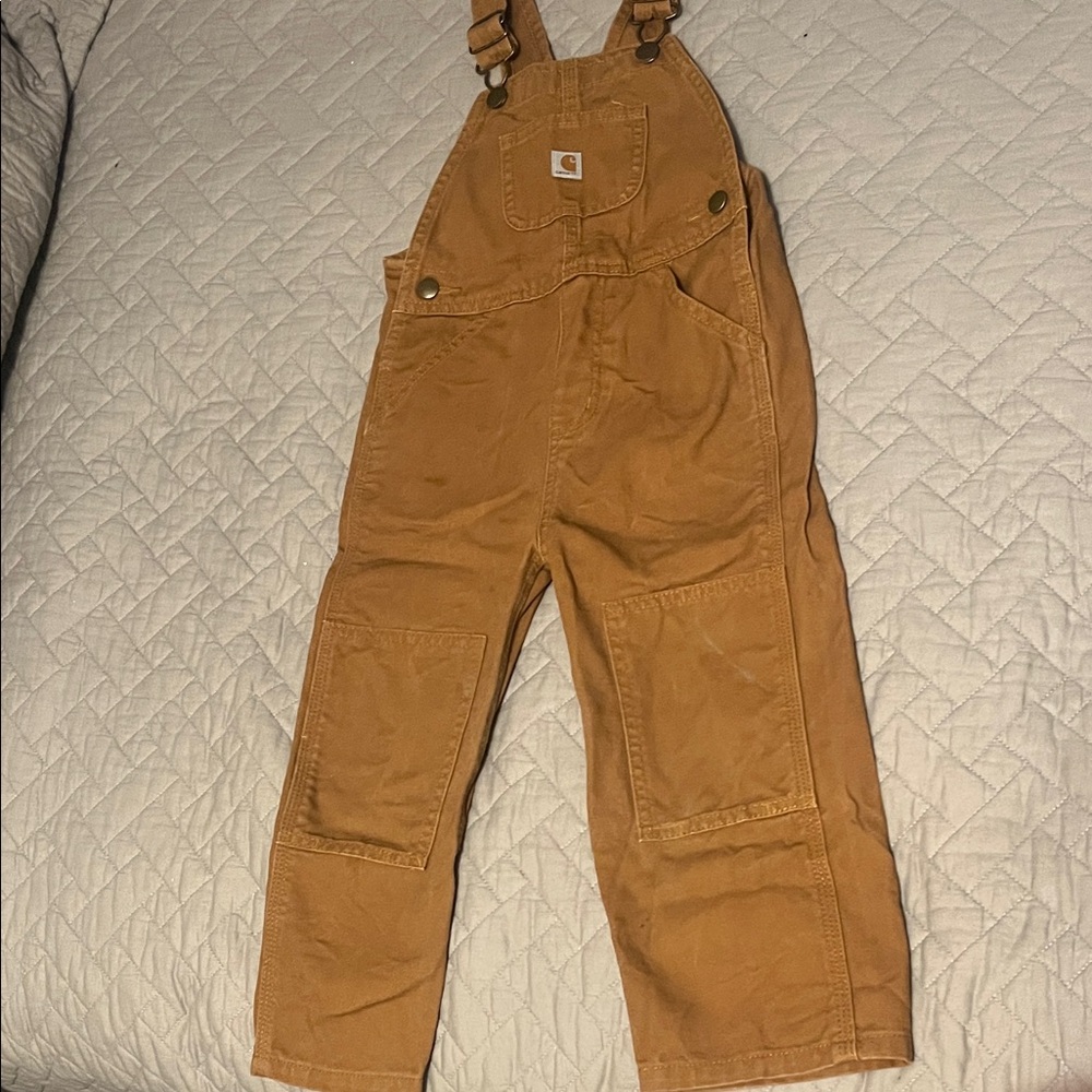 Carhartt Kids Tan Overalls